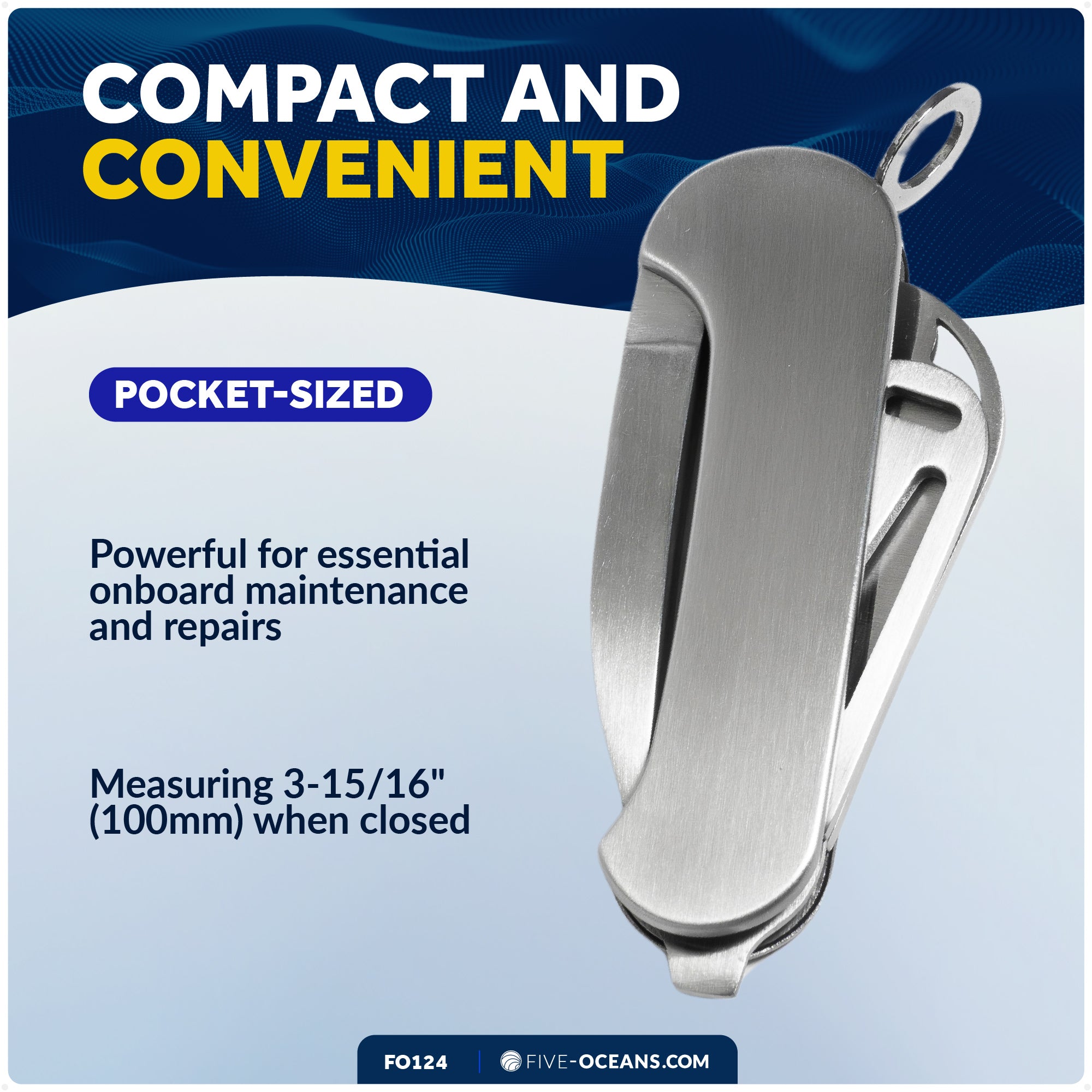 Sailor's Serrated Blade Rigging Knife - FO124