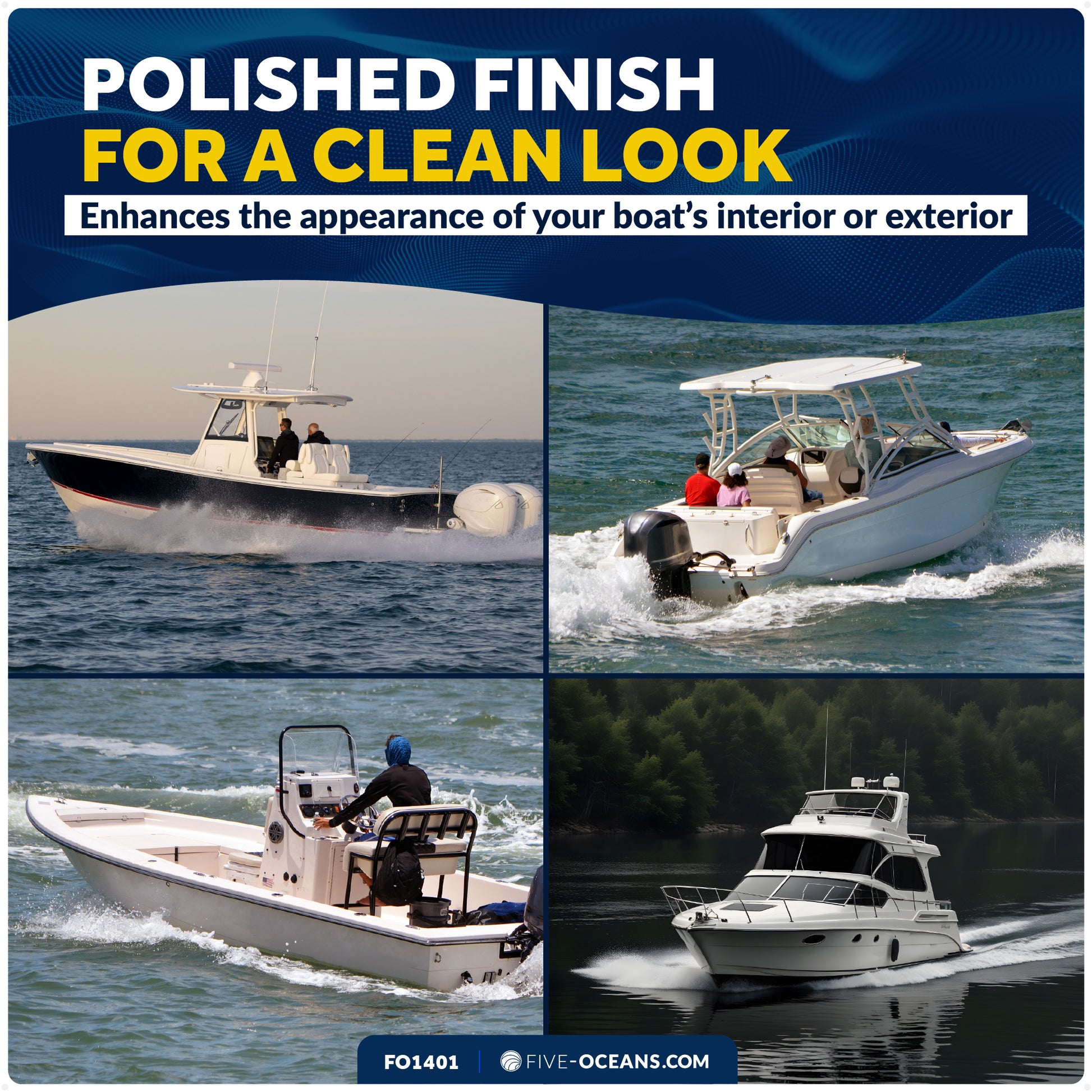 Boat Hatch Hinges 4-1/16" x 1-1/2", 316 Stainless Steel - FO1401 - Five Oceans