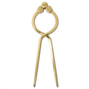 7" One-Hand Divider, Elegant Marine Charting Tool, Deluxe Brass Finish - FO1413 - Five Oceans