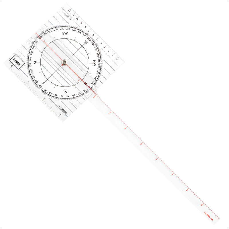 One-Arm Protractor for Navigations Charts - FO1415 - Five Oceans