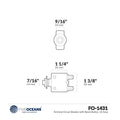 10 Amp Push-Button Reset Circuit Breaker 125-250V AC / 50V DC, 4-Pack - FO1431-M4 - Five Oceans