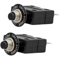 20 Amp Push-Button Reset Circuit Breaker 125-250V AC / 50V DC, 2-Pack - FO1433-M2 - Five Oceans