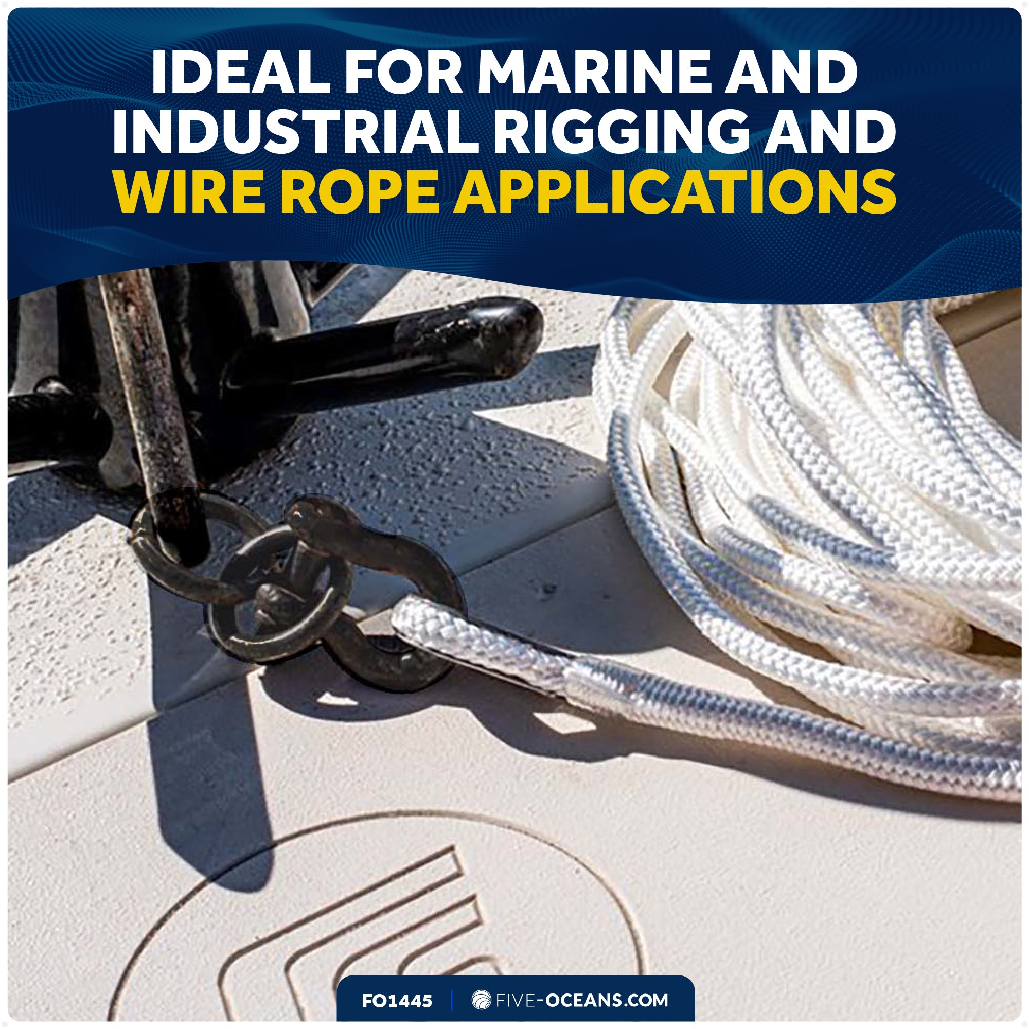 1/2" Wire Rope Thimble, AISI316 Stainless Steel – FO1445 - Five Oceans