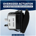 3-Pin On-Off LED Rocker Switch, SPST, 25A/12V DC - 15A/24V DC - FO1526 - Five Oceans