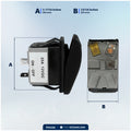 3-Pin On-Off LED Rocker Switch, SPST, 25A/12V DC - 15A/24V DC - FO1526 - Five Oceans