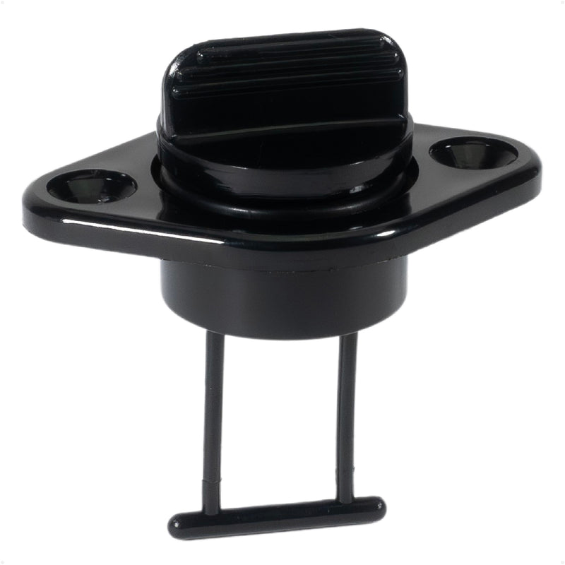 Garboard Drain Plug for 1" Transom Hole, Black Nylon - FO1569 - Five Oceans