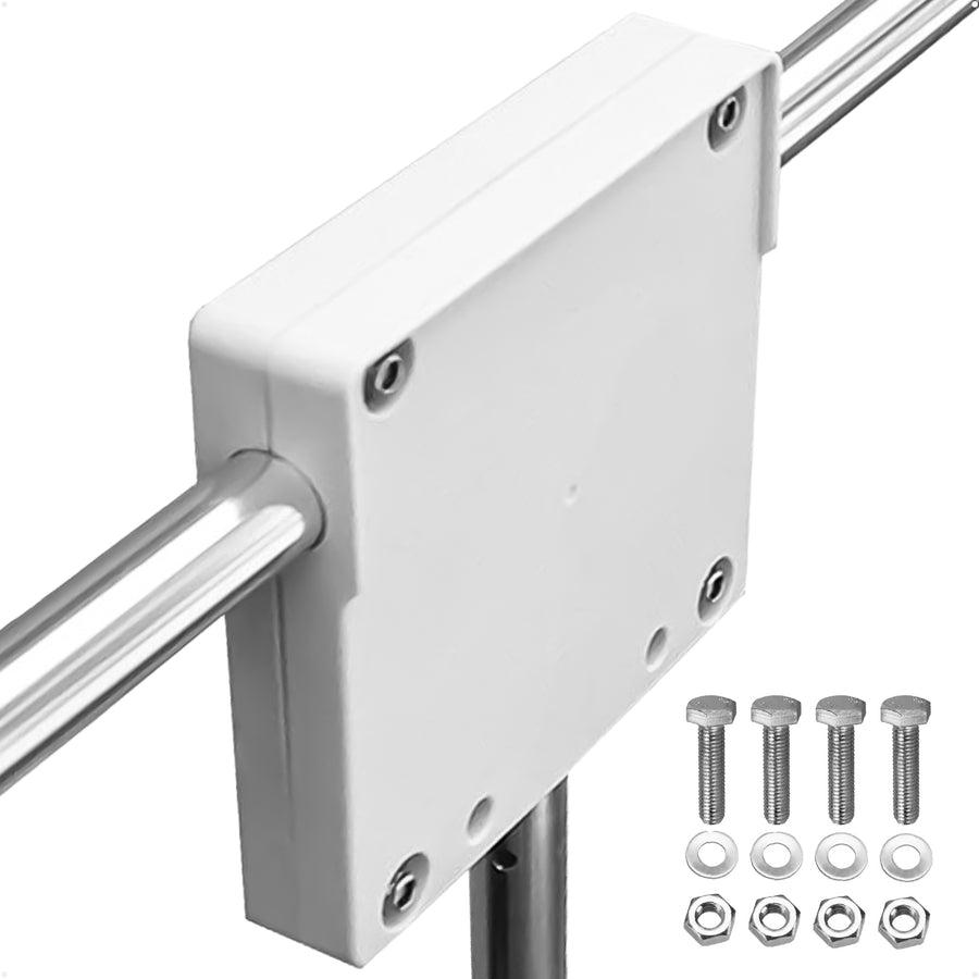 Outboard Motor Rail-Mount Bracket, Fits Motors Up to 80 Lb - FO1586 - Five Oceans