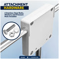 Outboard Motor Rail-Mount Bracket, Fits Motors Up to 80 Lb - FO1586 - Five Oceans