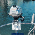 Outboard Motor Rail-Mount Bracket, Fits Motors Up to 80 Lb - FO1586 - Five Oceans
