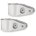 Bimini Top Hinged Jaw Slide, 7/8" Stainless Steel 2-Pack - FO1632-M2 - Five Oceans