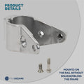 Bimini Top Hinged Jaw Slide, 7/8" Stainless Steel 2-Pack - FO1632-M2 - Five Oceans