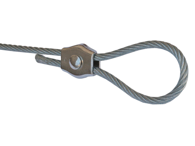 M5 Simplex Single Bolt Wire Rope Clips, Stainless Steel - 6-Pack - FO-1649-M6 - Five Oceans
