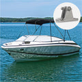 Bimini Top Hardware 90 Degree Deck Hinge with Removable Pin, AISI316 Stailess Steel - 2-Pack - FO1671-M2 - Five Oceans