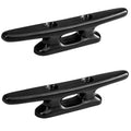 3" Dock Cleat, Black Nylon, 2-Pack - FO1769-M2 - Five Oceans