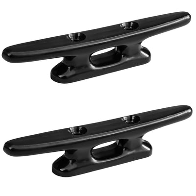 3" Dock Cleat, Black Nylon, 2-Pack - FO1769-M2 - Five Oceans