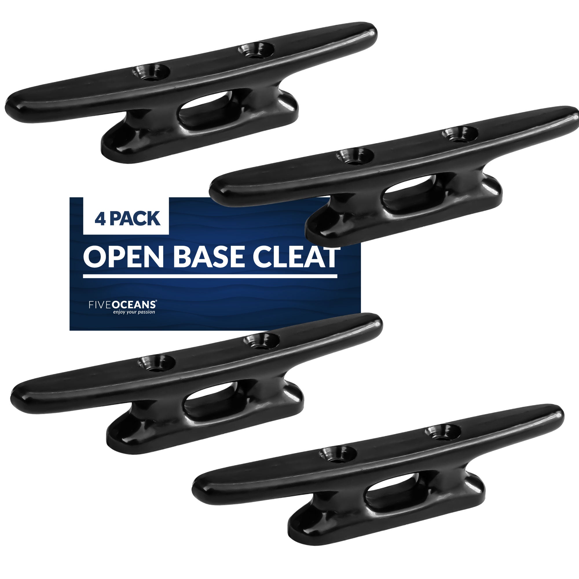 4" Dock Cleat - 4-Pack - FO1770-M4 - Five Oceans