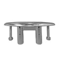 6" E-Z Push-Up Dock Cleat, AISI316 Stainless Steel - FO1771 - Five Oceans