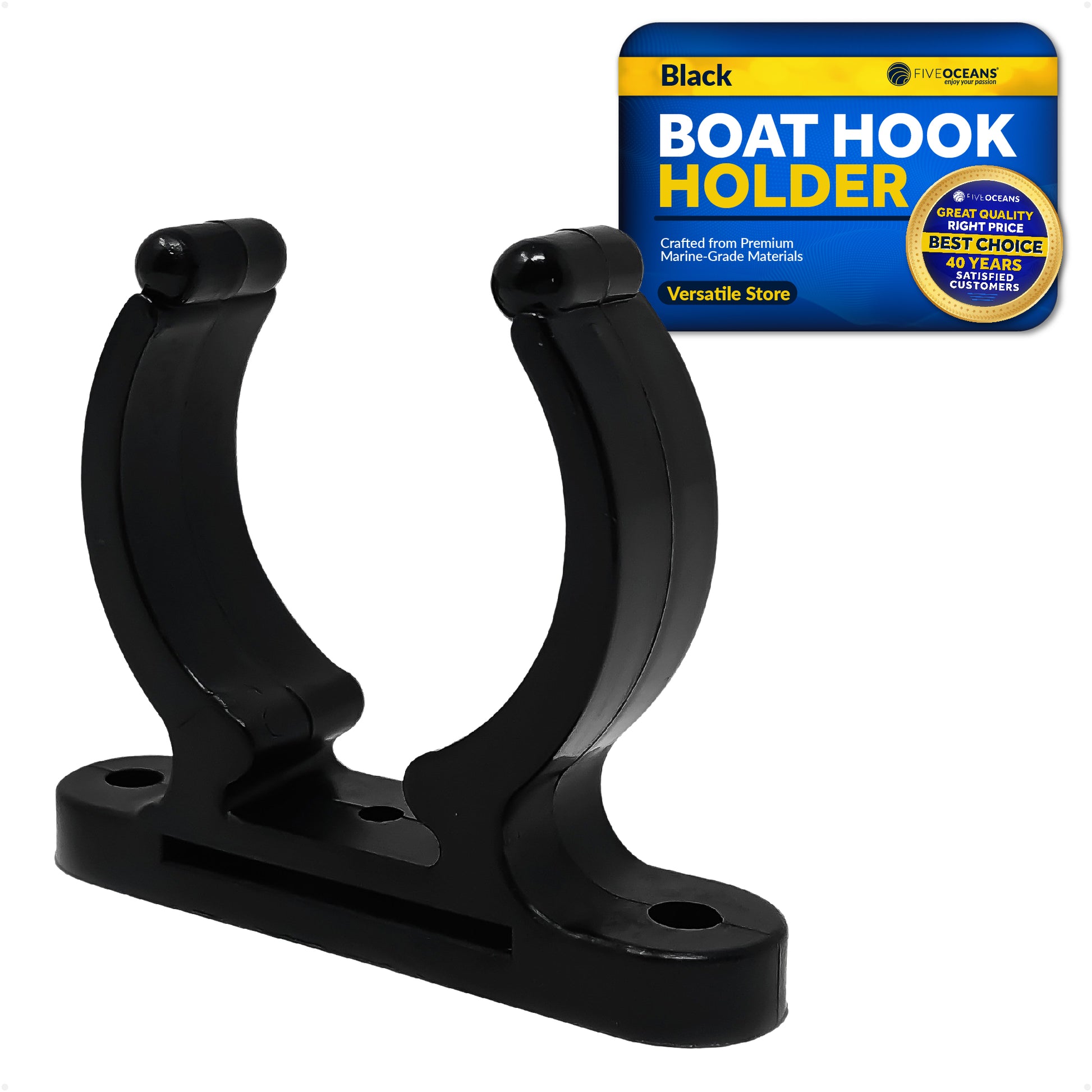 Boat Hook Holder, Up to 1-1/2" Tube Diameter - FO1843 - Five Oceans
