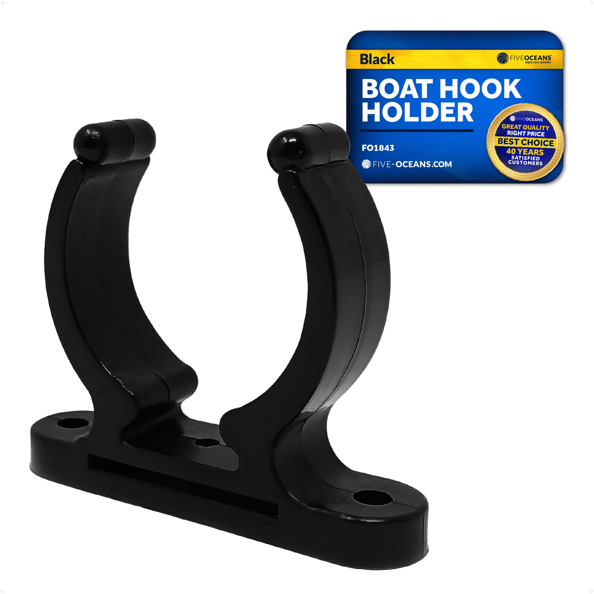 Boat Hook Holder, Up to 1-1/2" Tube Diameter - FO1843 - Five Oceans