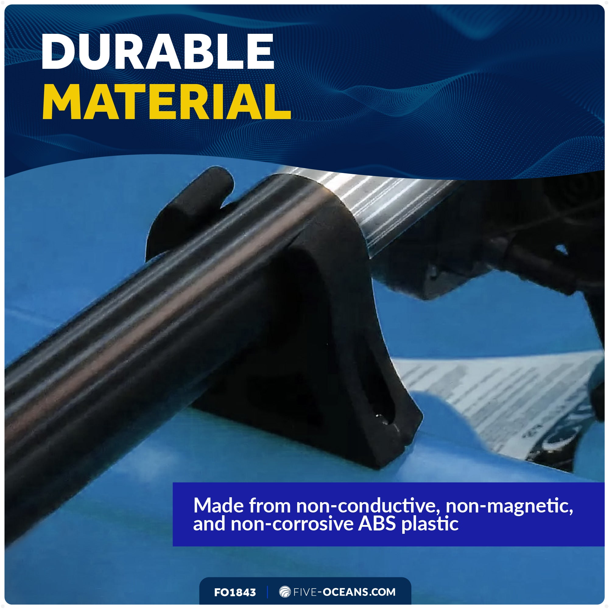 Boat Hook Holder, Up to 1-1/2" Tube Diameter - FO1843