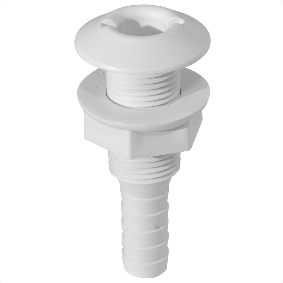1-1/2" Thru-Hull Fittings for Boat, White - FO1867 - Five Oceans
