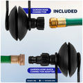 Universal Outboard Motor Flusher, Round Muffs, 2-Pack - FO1871-M2 - Five Oceans