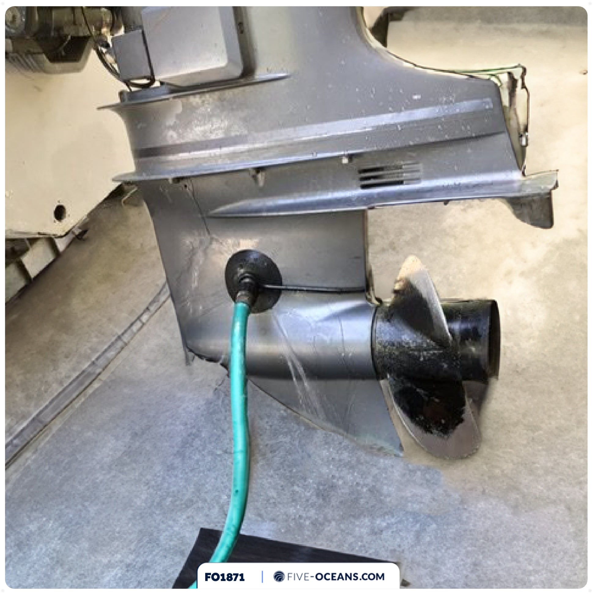 Universal Outboard Motor Flusher, Round Muffs - FO1871 - Five Oceans