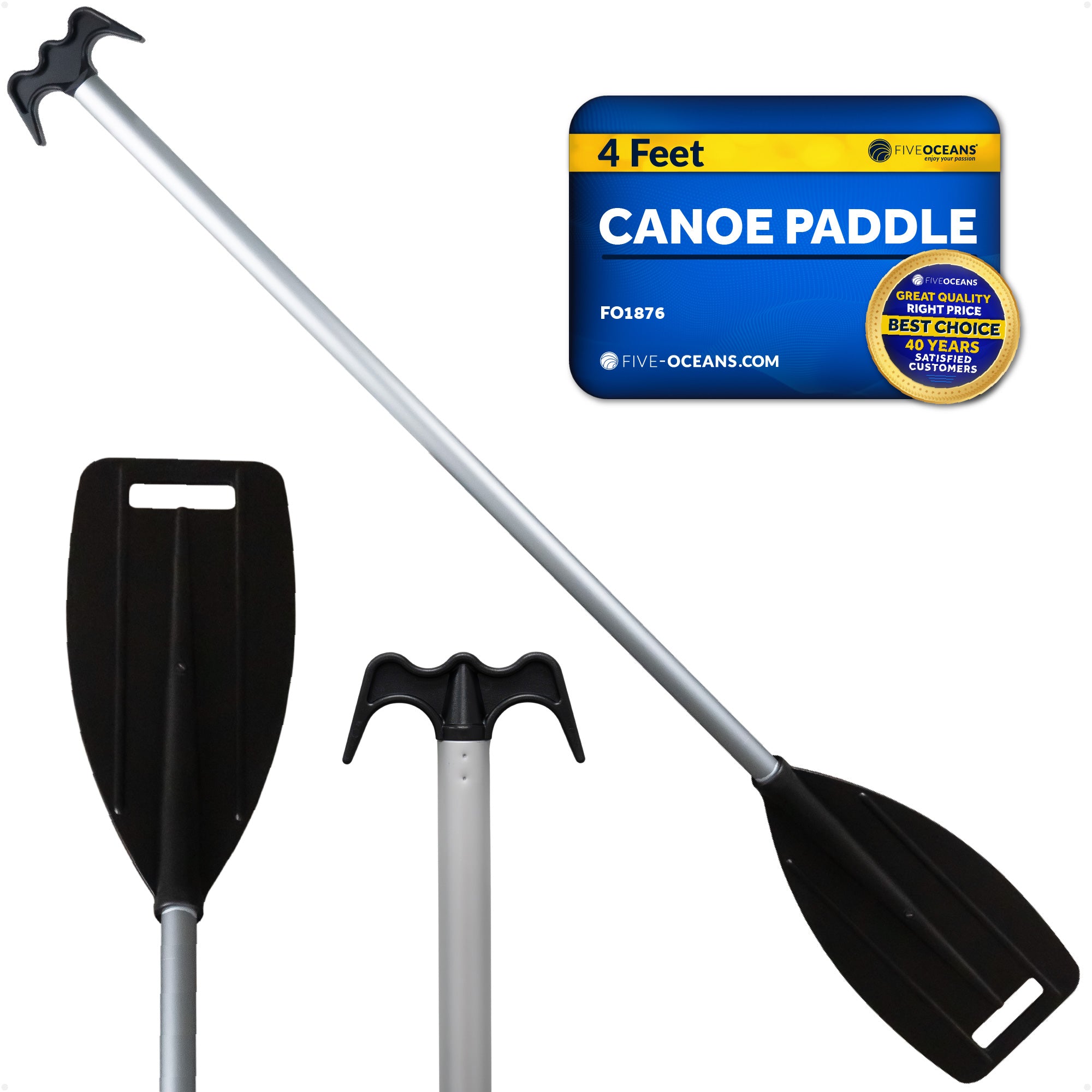 Canoe Paddle and Boat Hook, 4Ft - FO1876