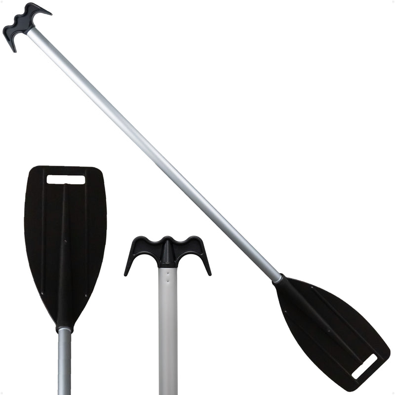 4' Paddle & Hook, Black, Aluminum - FO1876 - Five Oceans