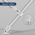 Bimini Top Hardware 7/8" Jaw Slide, White Nylon - FO1880 - Five Oceans