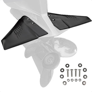 Hydrofoil for Outboard Motors Up to 200HP, Black - FO1882 - Five Oceans