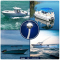 24" LED Anchor Navigation Light, Plug-In, 12V - USCG 2NM Certified - FO1883 - Five Oceans