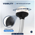 24" LED Anchor Navigation Light, Plug-In, 12V - USCG 2NM Certified - FO1883 - Five Oceans