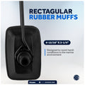 Universal Outboard Motor Flusher, Rectangular Muffs - FO1884 - Five Oceans