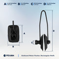 Universal Outboard Motor Flusher, Rectangular Muffs - FO1884 - Five Oceans