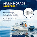 Garboard Drain Plug For 1-1/4" Transom Hole, Stainless Steel - FO2063 - Five Oceans