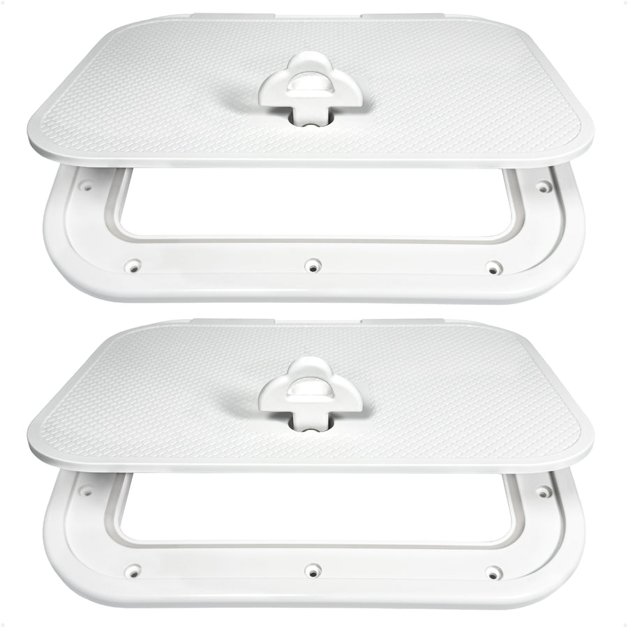 Access Hatch, 10-7/8" x 14-3/4", Off-White, 2-Pack - FO2078-M2 - Five Oceans