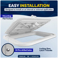 Access Hatch, 10-7/8" x 14-3/4", Off-White, 2-Pack - FO2078-M2 - Five Oceans
