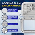 Access Hatch, 10-7/8" x 14-3/4", Off-White - FO2078 - Five Oceans