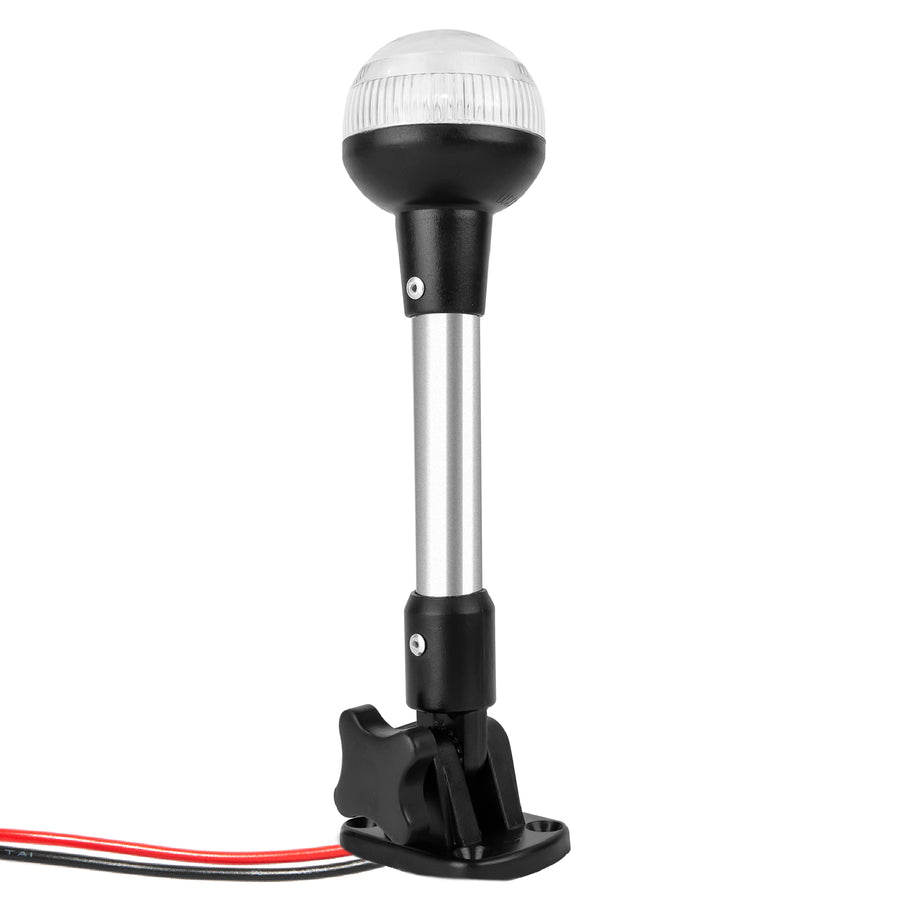 9" Anchor Navigation Light, Fold-Down, 12V DC - 2NM - FO2091 - Five Oceans