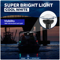 9" Anchor Navigation Light, Fold-Down, 12V DC - 2NM