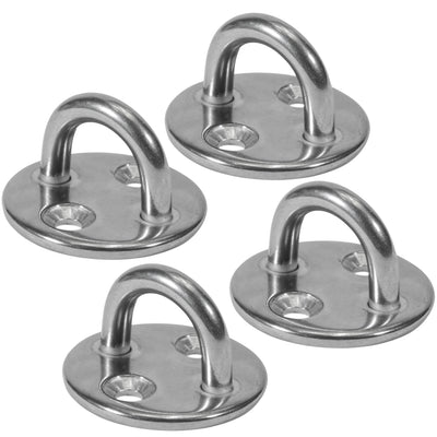 3/16" Round Pad Eye, AISI316 Stainless Steel, 4-Pack - FO2101-M4 - Five Oceans