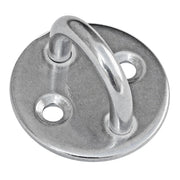Stainless Steel Round Eye Plate 1/4" - FO2102 - Five Oceans