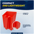 1 Liter (1 qt) Hand Scoop Bailer, Red, 2-Pack - FO2149-M2 - Five Oceans