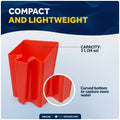 1 Liter (1 qt) Hand Scoop Bailer, Red - FO2149 - Five Oceans