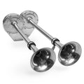 Electric Dual Trumpet Horn, 12V, Stainless Steel - FO2151 - Five Oceans