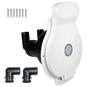 Manual Bilge/Waste Pump - Flush Mount, White - FO2203 - Five Oceans