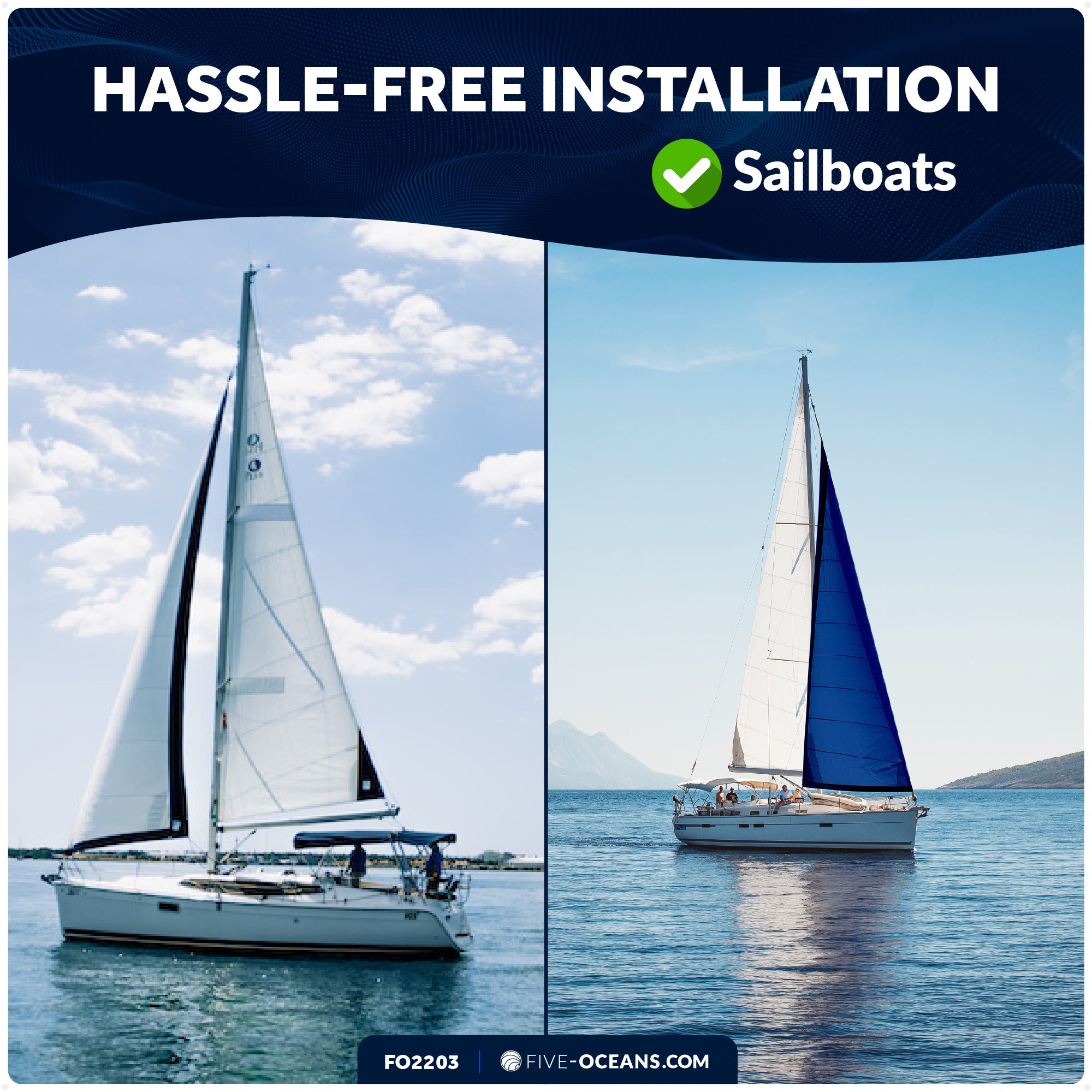 Manual Bilge/Waste Pump - Flush Mount, White - FO2203 - Five Oceans