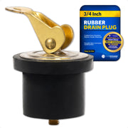 Livewell Bailer Drain Boat Plug for 3/4" Diameter Drains - FO2210 - Five Oceans