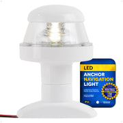 LED Anchor Navigation Light 3-1/4", Fixed Mount, 2NM - FO2312 - Five Oceans